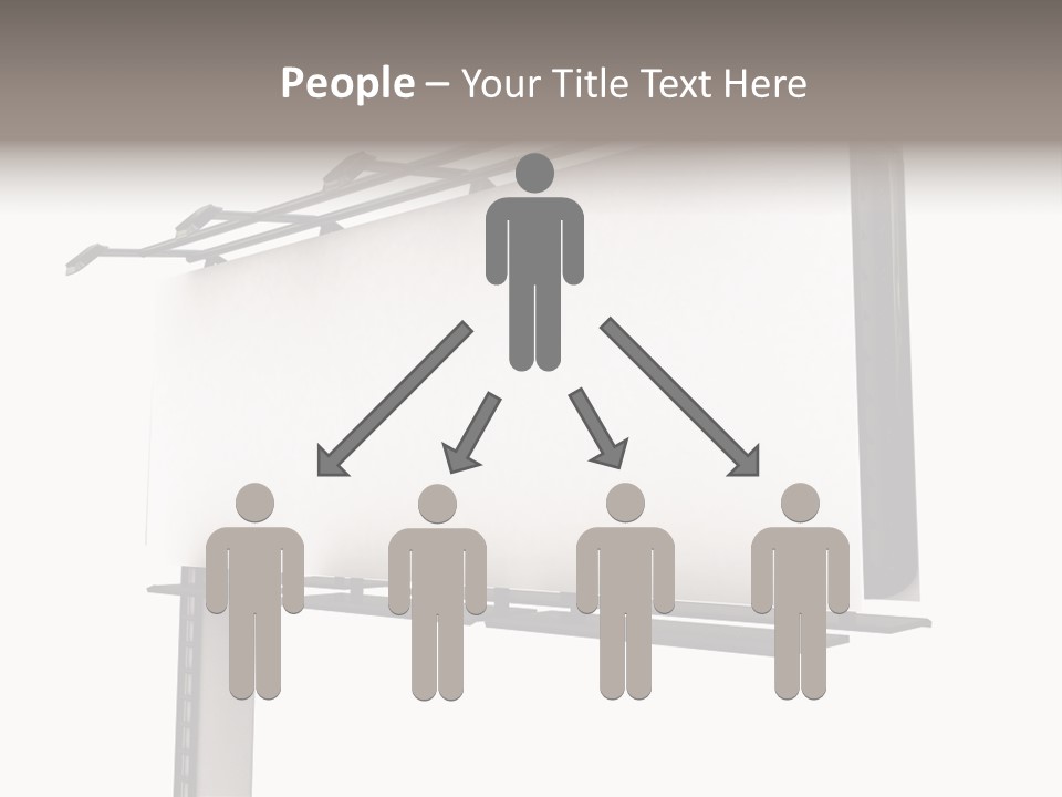 A Billboard With A Bird On Top Of It PowerPoint Template