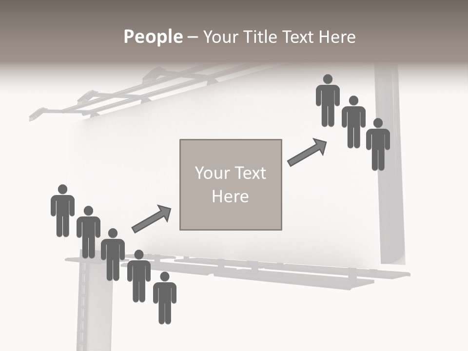 A Billboard With A Bird On Top Of It PowerPoint Template