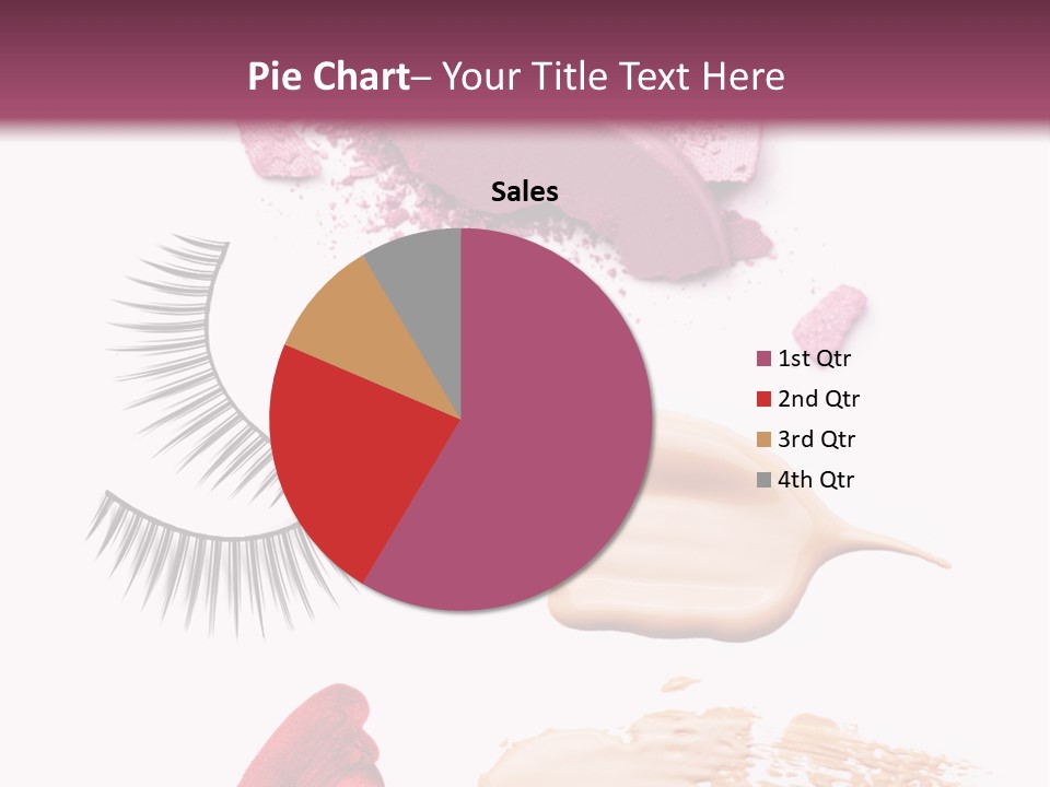 Dark Pink Cosmetic PowerPoint Template