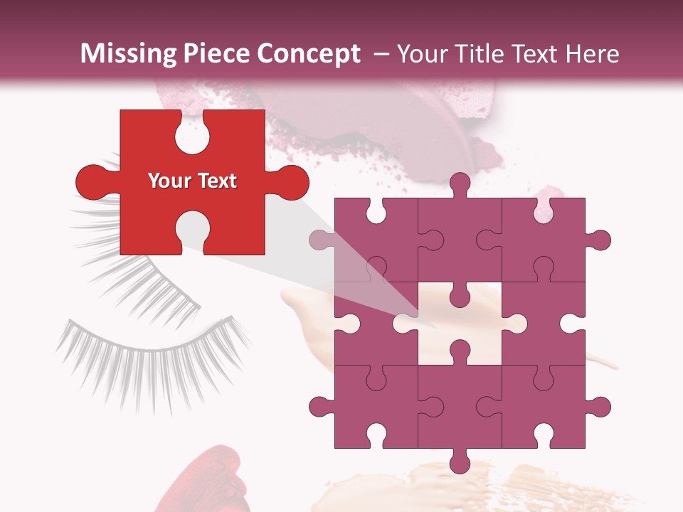Dark Pink Cosmetic PowerPoint Template