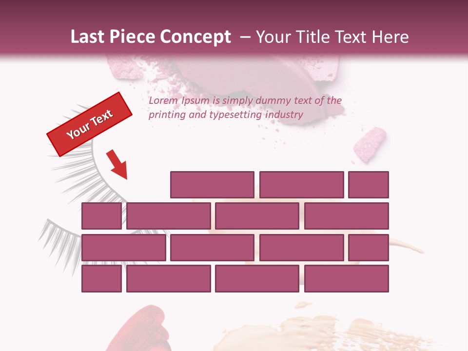 Dark Pink Cosmetic PowerPoint Template