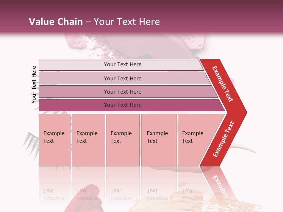 Dark Pink Cosmetic PowerPoint Template