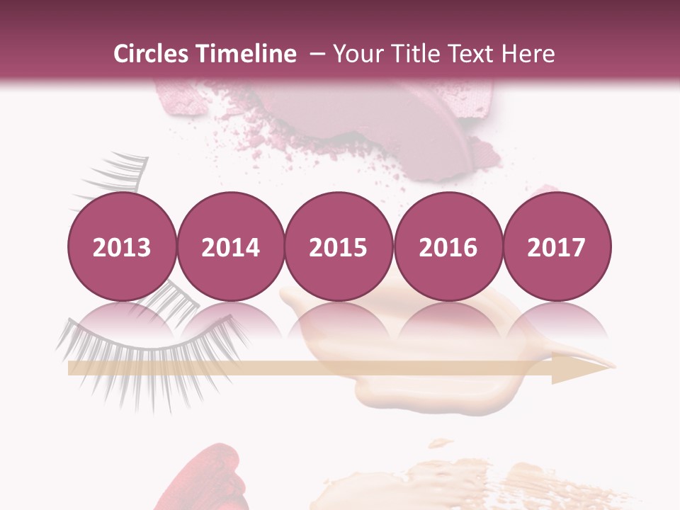 Dark Pink Cosmetic PowerPoint Template