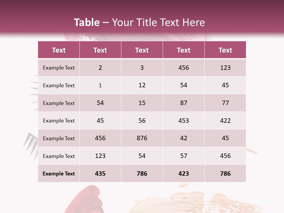 Dark Pink Cosmetic PowerPoint Template