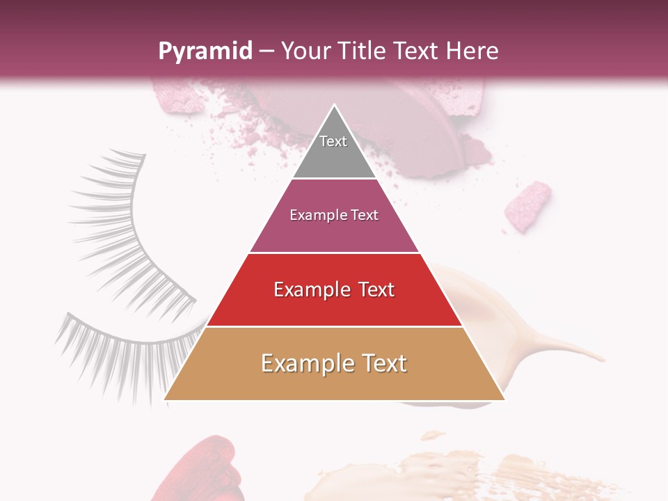 Dark Pink Cosmetic PowerPoint Template