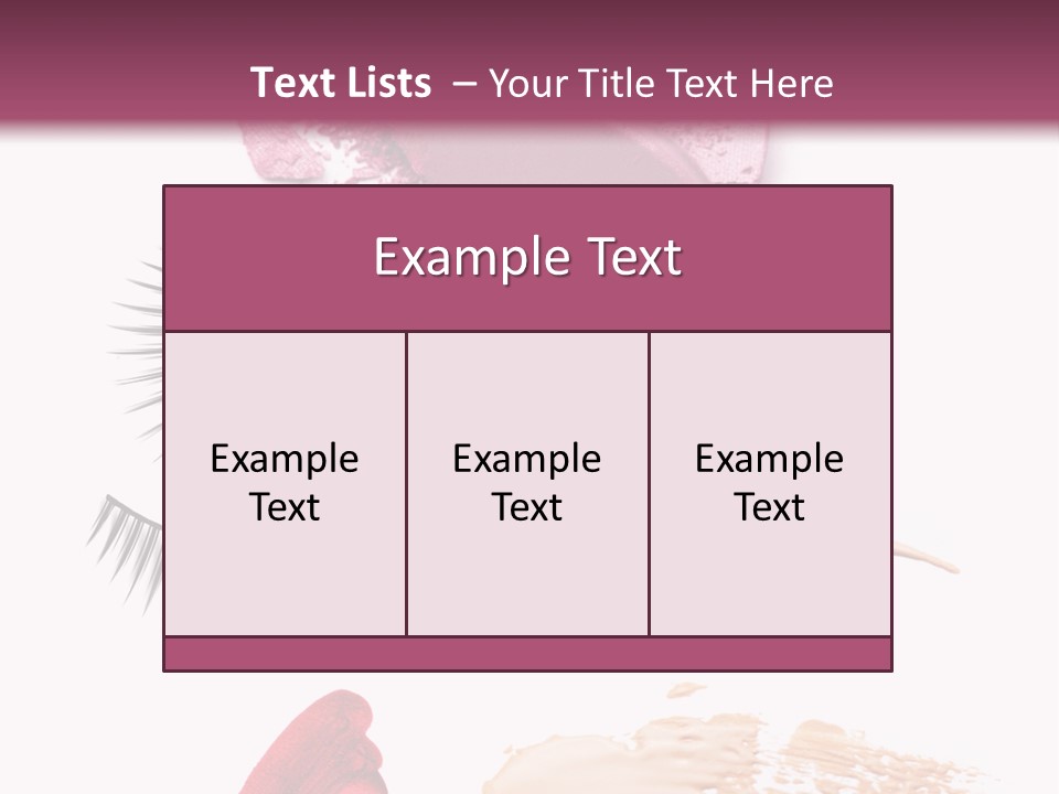 Dark Pink Cosmetic PowerPoint Template