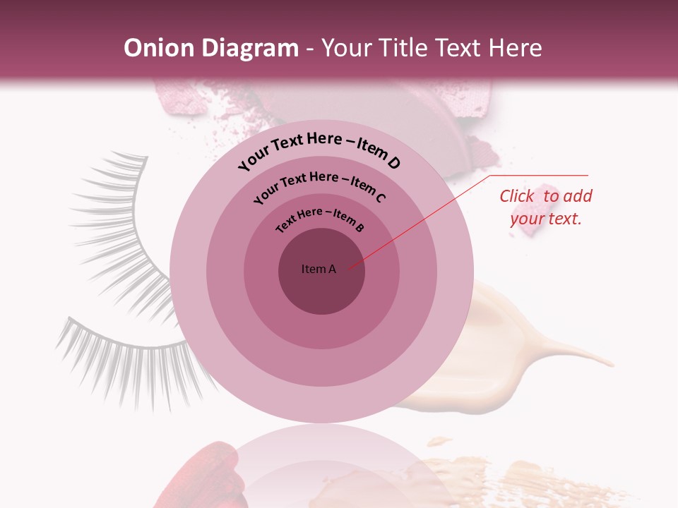 Dark Pink Cosmetic PowerPoint Template