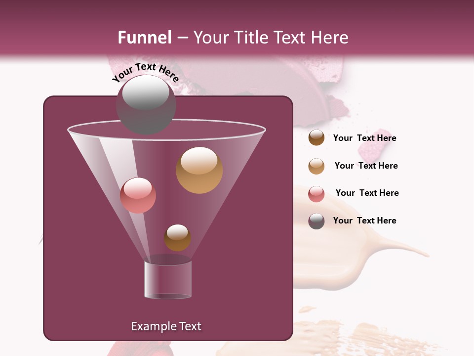 Dark Pink Cosmetic PowerPoint Template