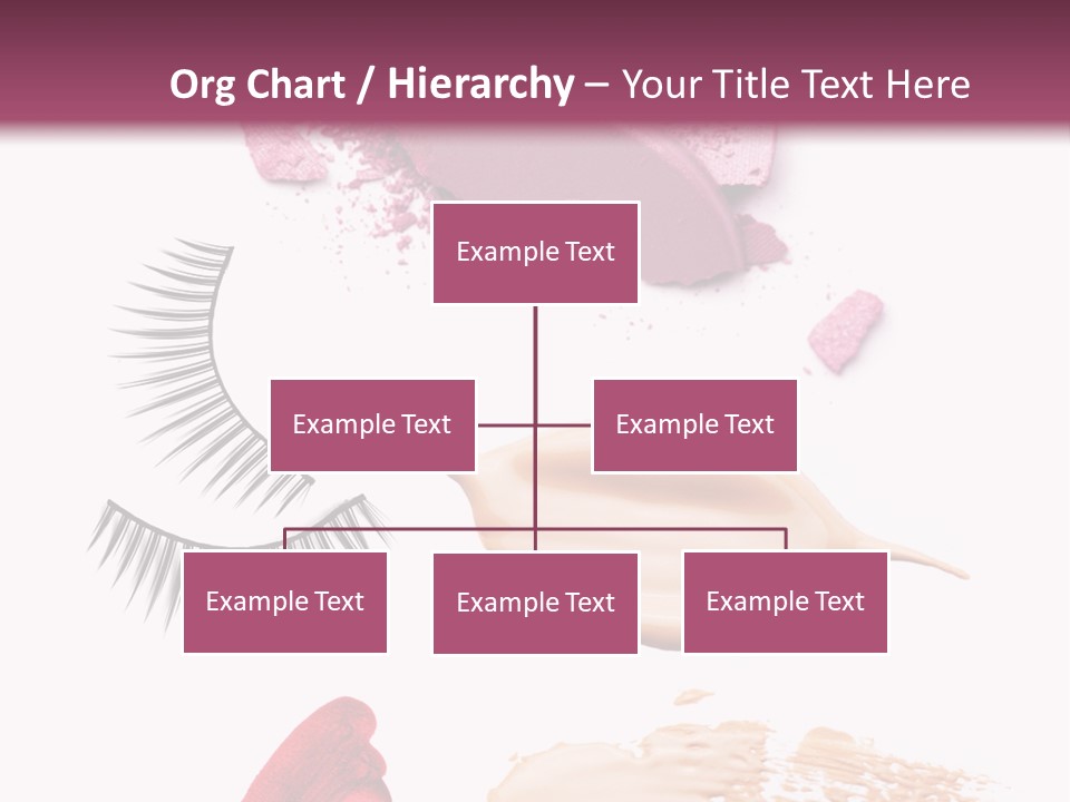 Dark Pink Cosmetic PowerPoint Template