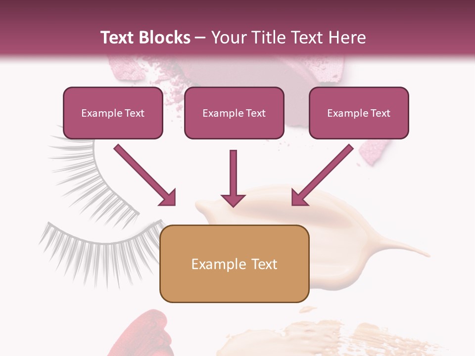 Dark Pink Cosmetic PowerPoint Template