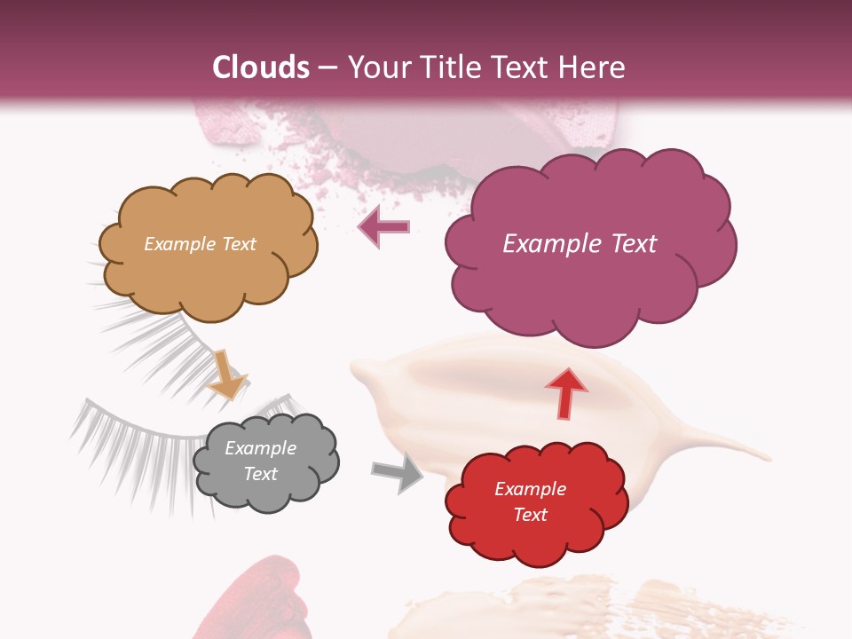 Dark Pink Cosmetic PowerPoint Template