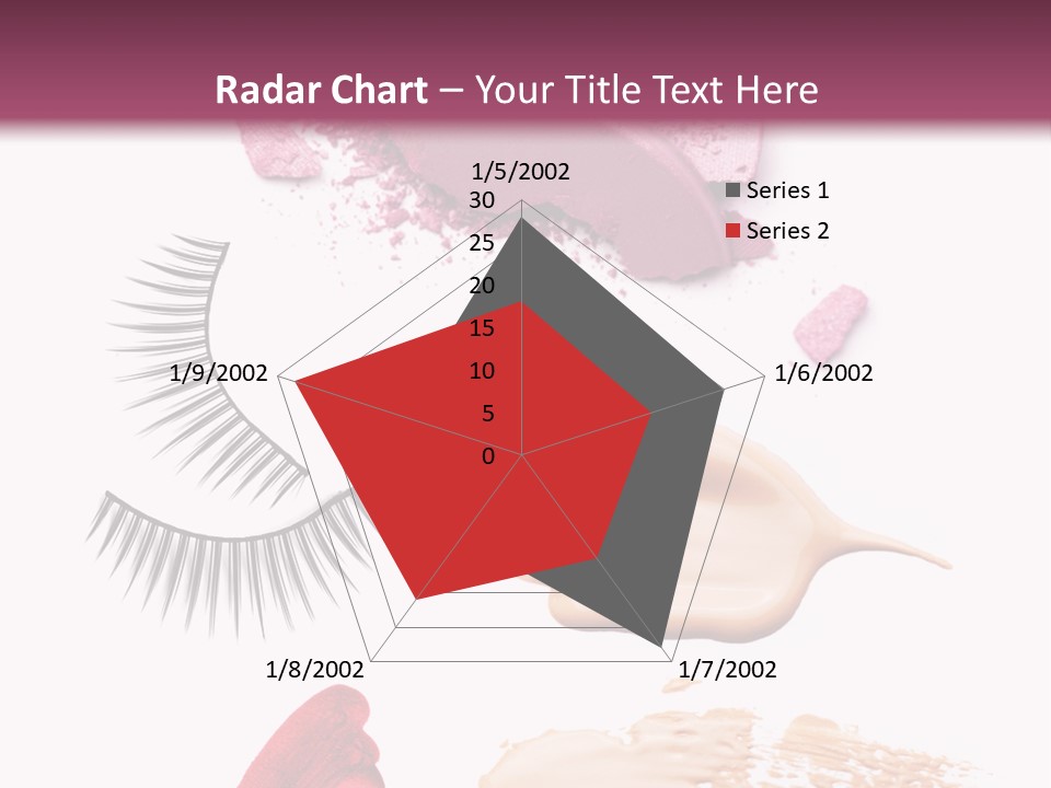 Dark Pink Cosmetic PowerPoint Template