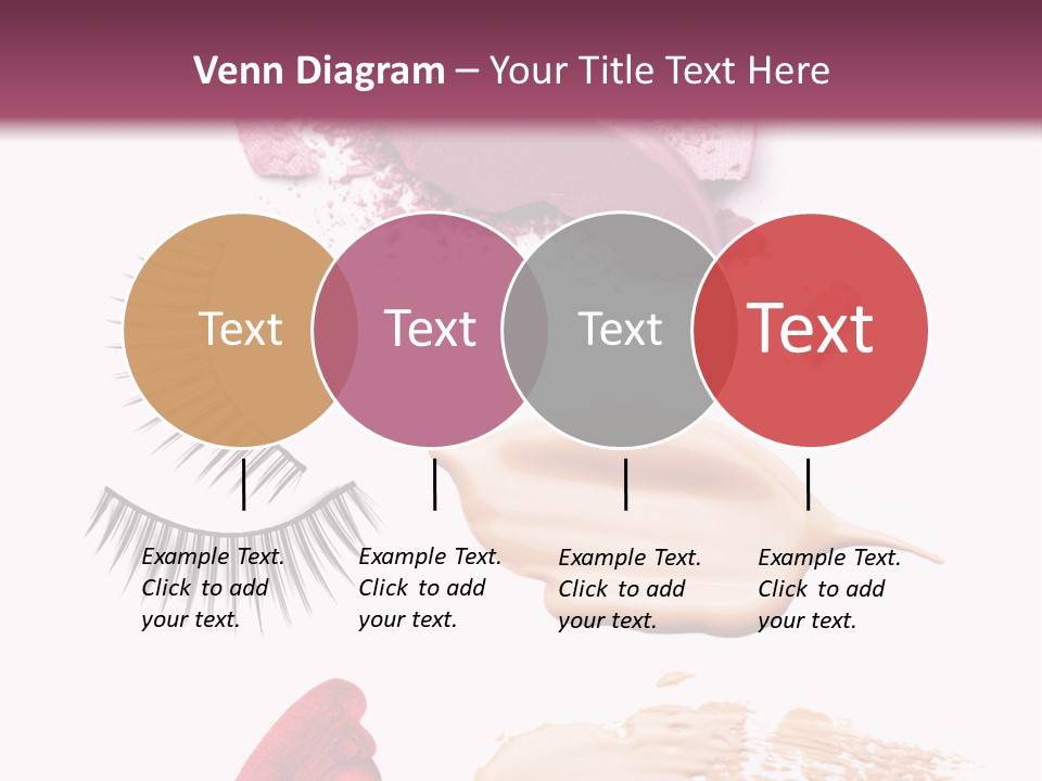 Dark Pink Cosmetic PowerPoint Template