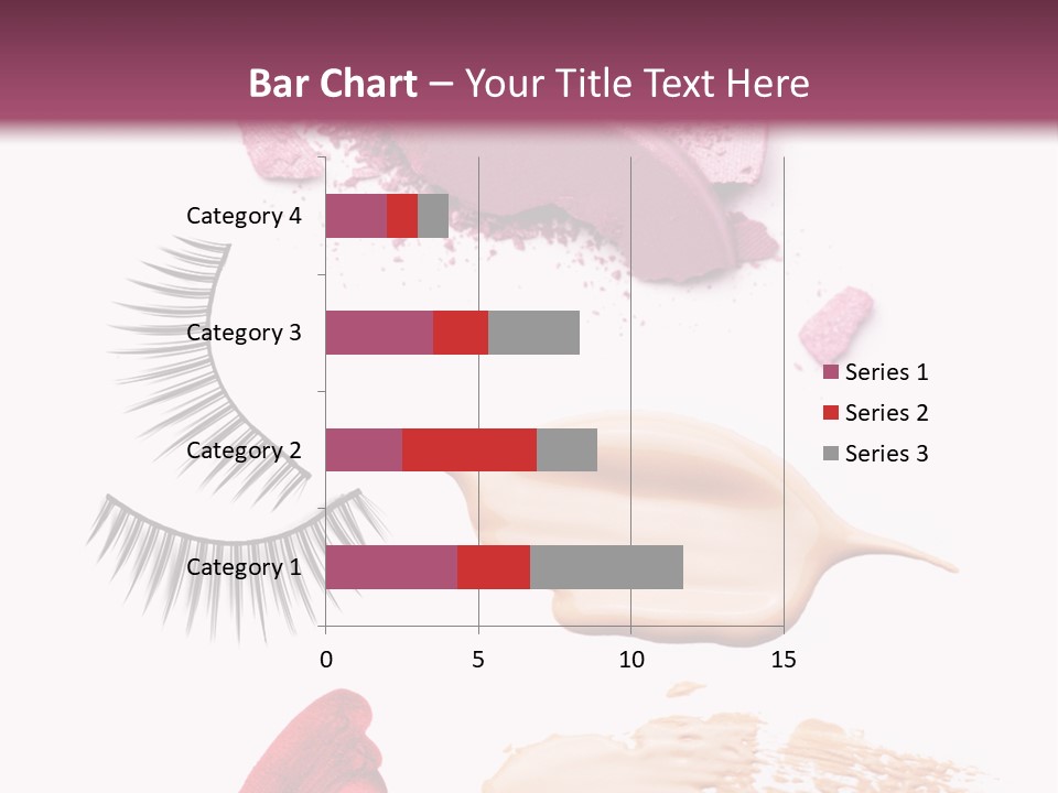 Dark Pink Cosmetic PowerPoint Template