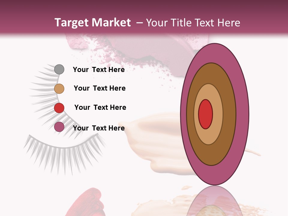 Dark Pink Cosmetic PowerPoint Template