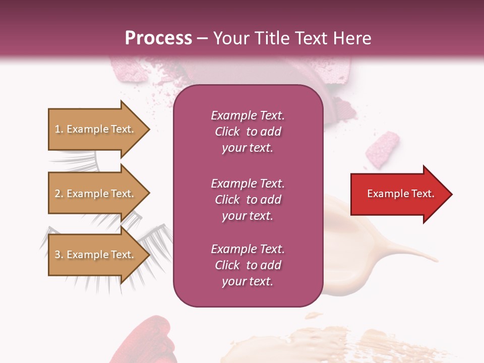 Dark Pink Cosmetic PowerPoint Template