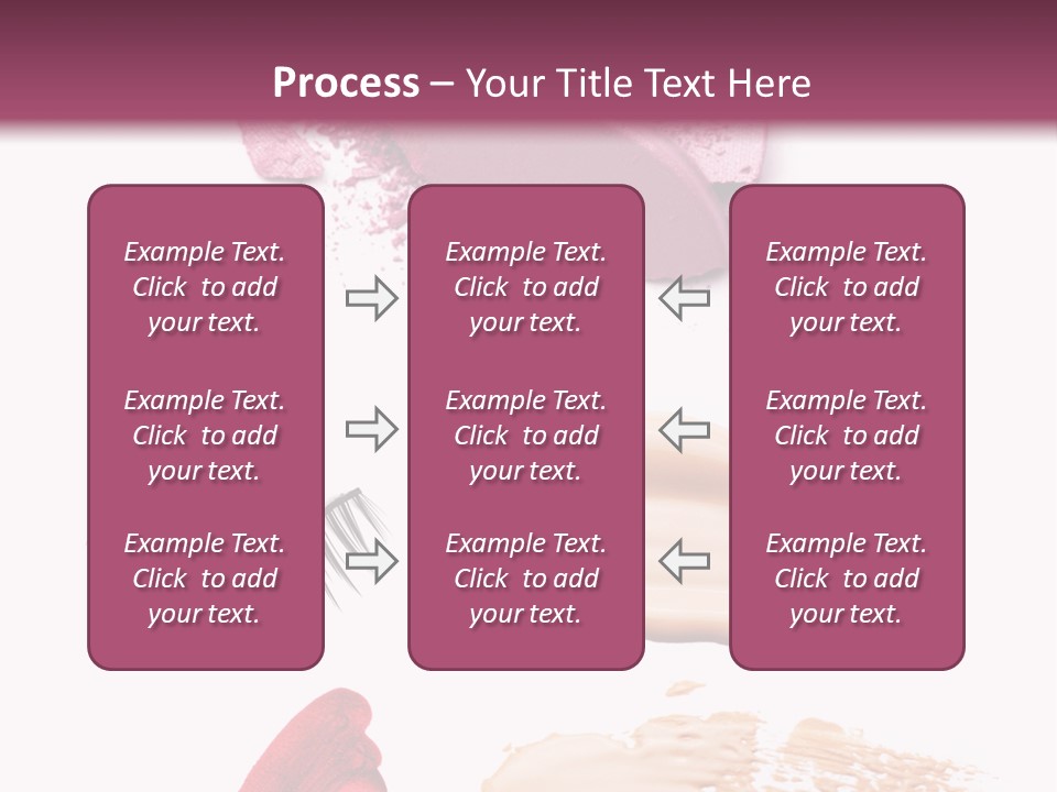 Dark Pink Cosmetic PowerPoint Template