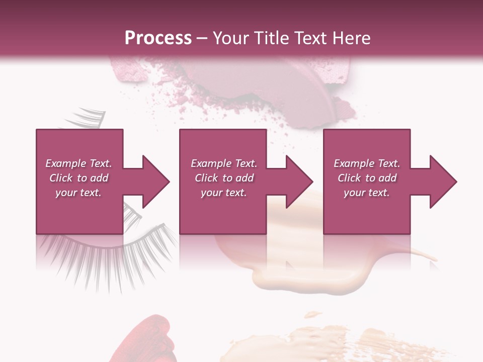 Dark Pink Cosmetic PowerPoint Template