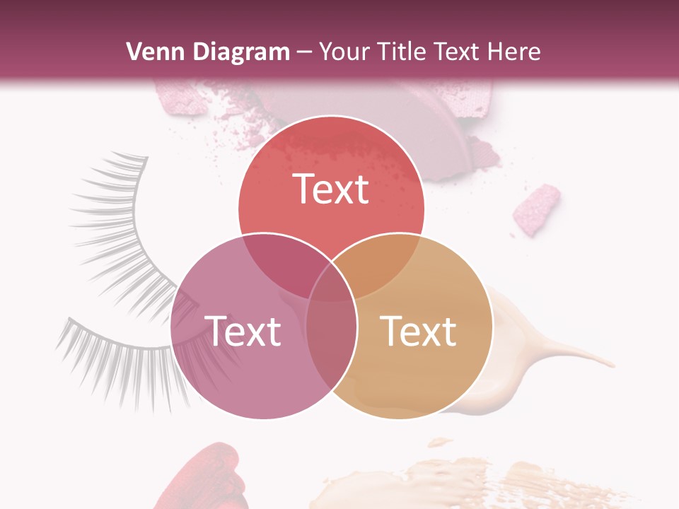 Dark Pink Cosmetic PowerPoint Template