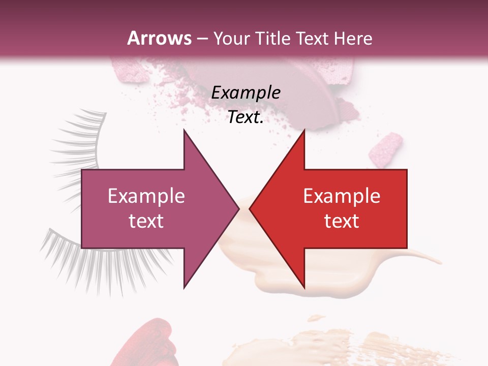 Dark Pink Cosmetic PowerPoint Template