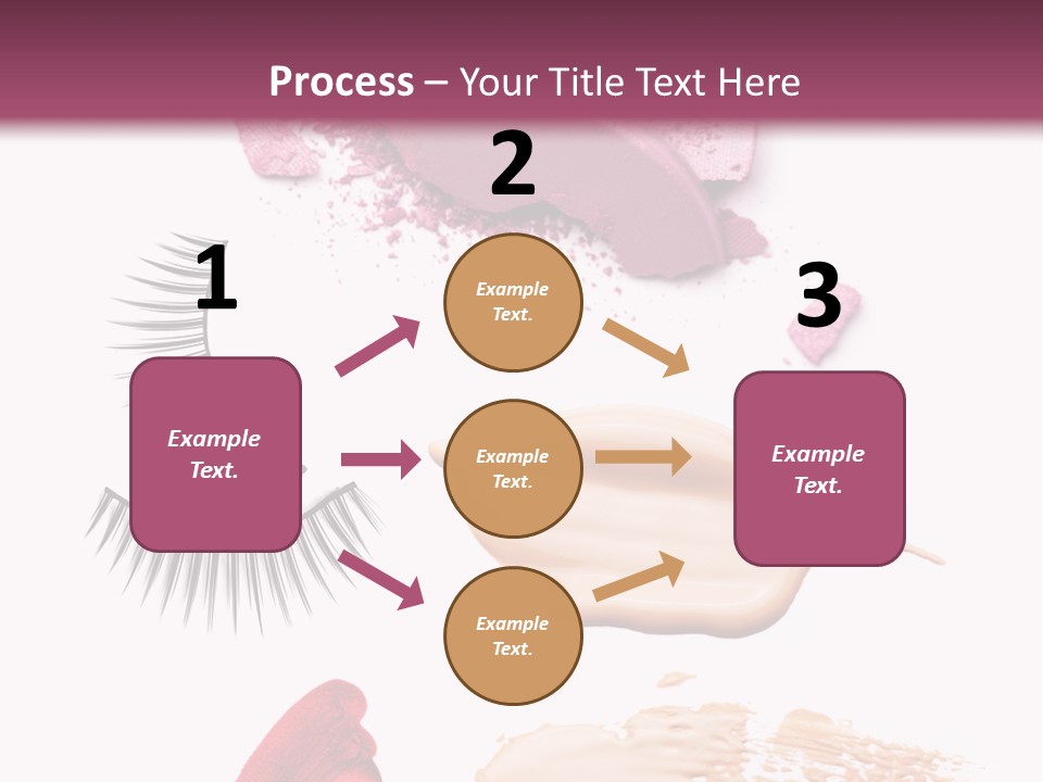 Dark Pink Cosmetic PowerPoint Template