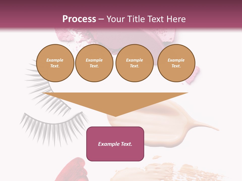 Dark Pink Cosmetic PowerPoint Template