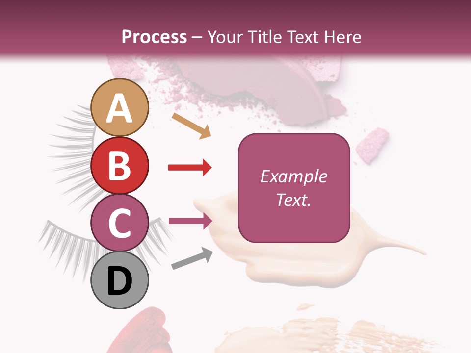 Dark Pink Cosmetic PowerPoint Template