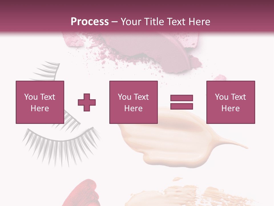 Dark Pink Cosmetic PowerPoint Template