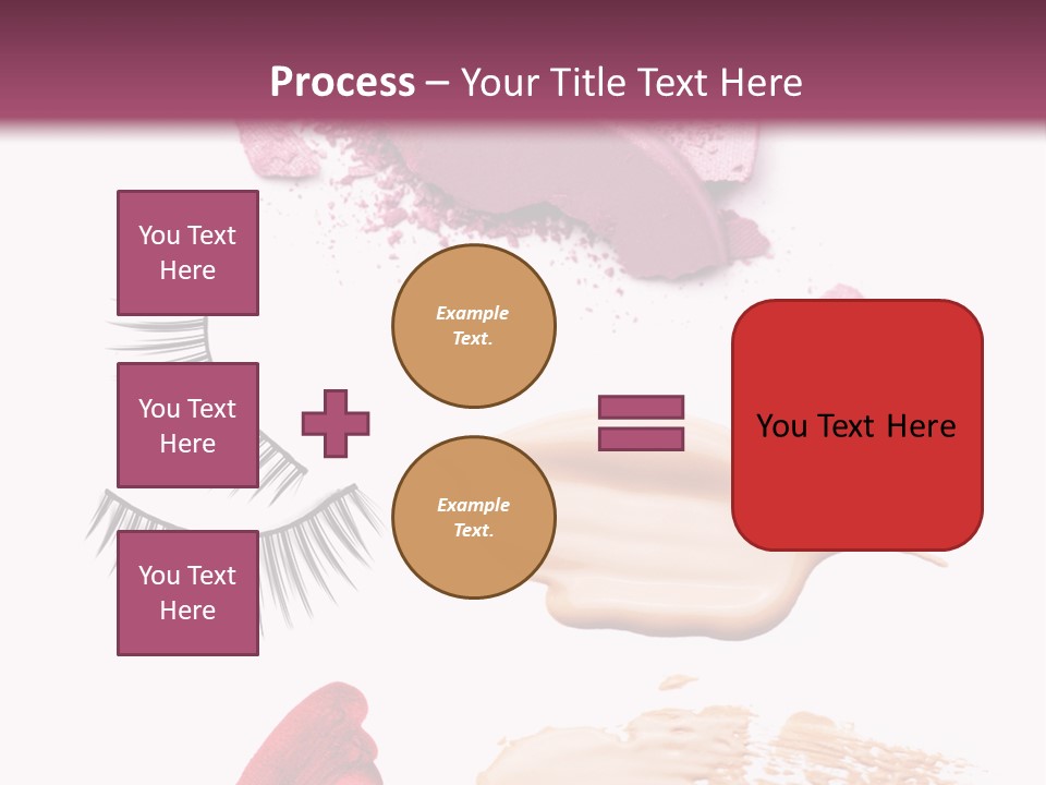 Dark Pink Cosmetic PowerPoint Template