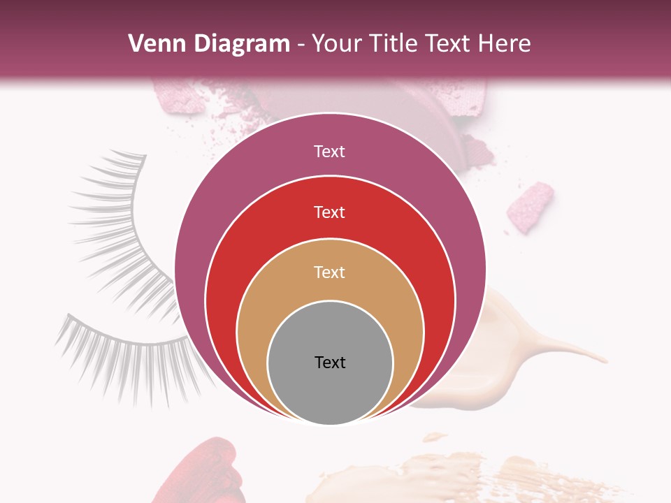 Dark Pink Cosmetic PowerPoint Template
