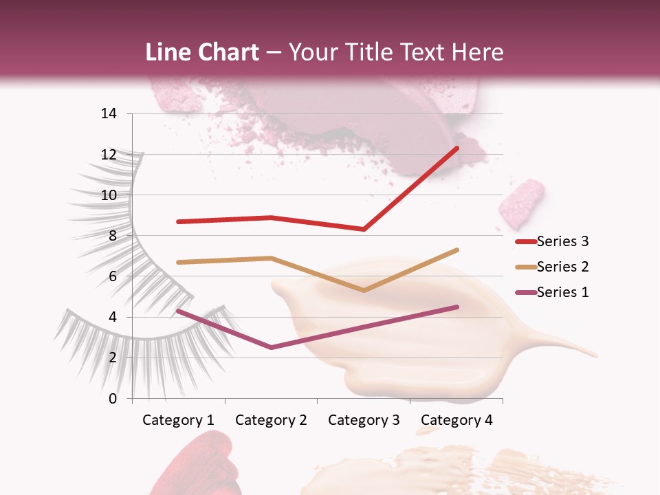 Dark Pink Cosmetic PowerPoint Template