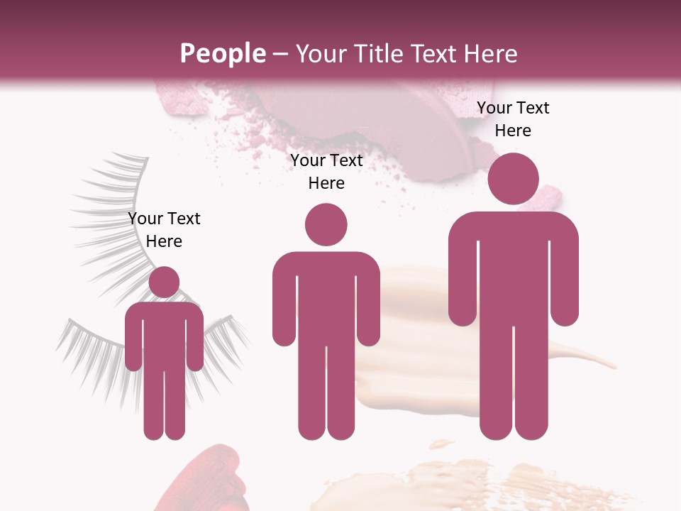 Dark Pink Cosmetic PowerPoint Template