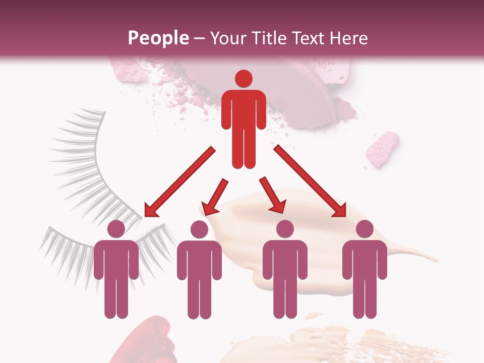 Dark Pink Cosmetic PowerPoint Template