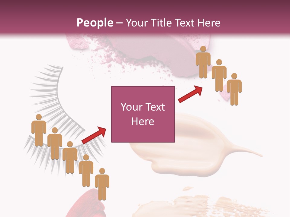 Dark Pink Cosmetic PowerPoint Template