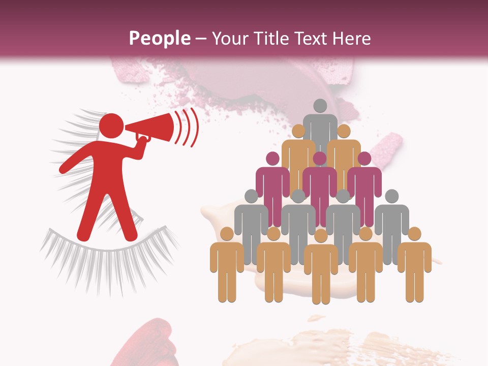 Dark Pink Cosmetic PowerPoint Template