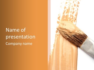 Color Background Smear PowerPoint Template