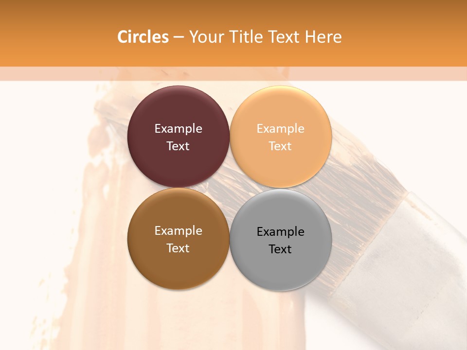 Color Background Smear PowerPoint Template