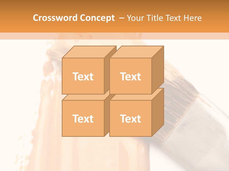 Color Background Smear PowerPoint Template