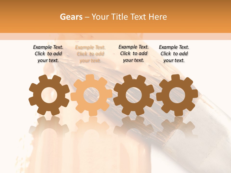 Color Background Smear PowerPoint Template