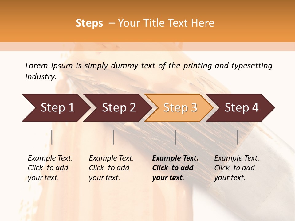 Color Background Smear PowerPoint Template