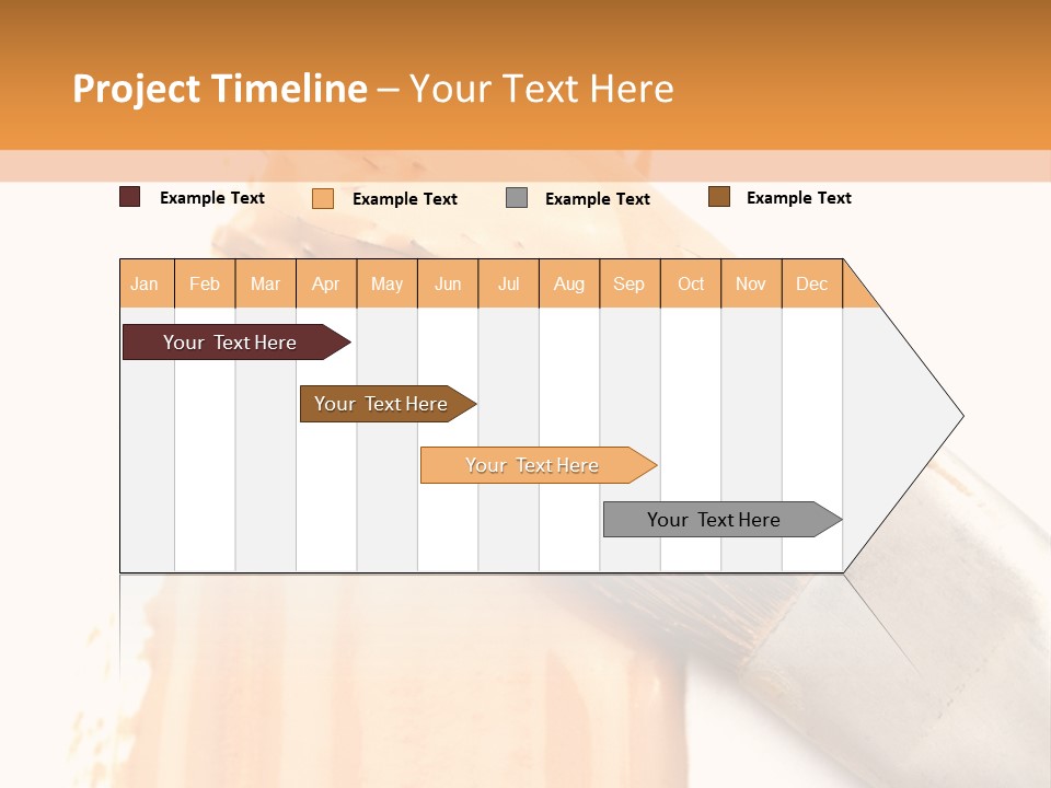 Color Background Smear PowerPoint Template