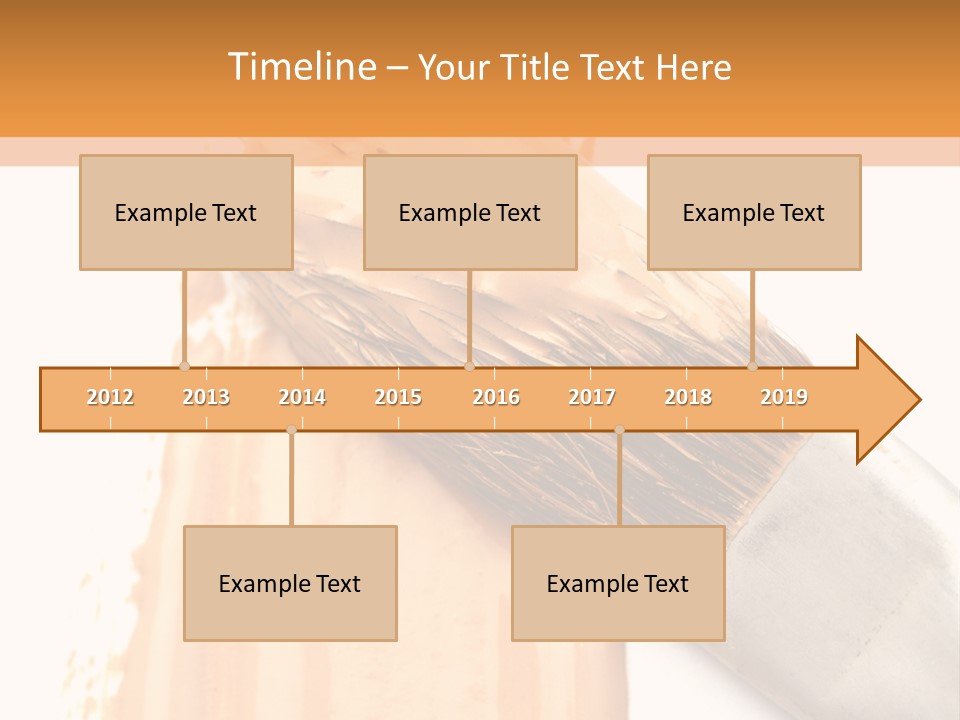 Color Background Smear PowerPoint Template