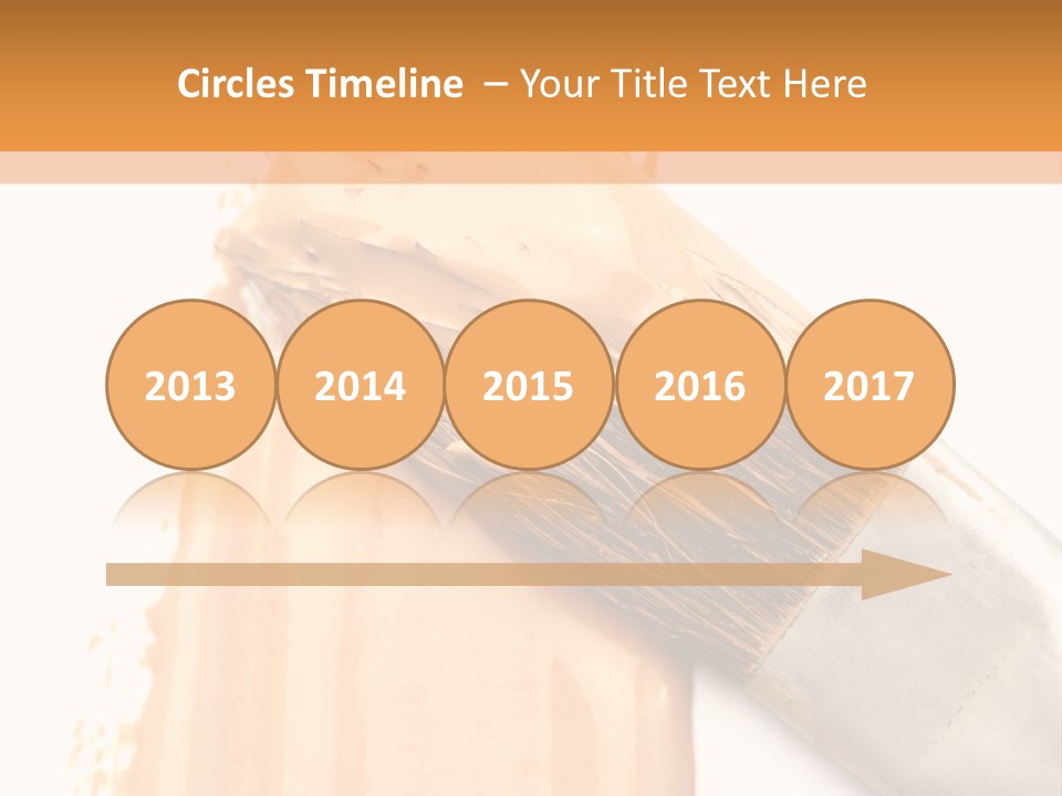 Color Background Smear PowerPoint Template