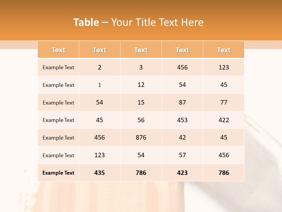 Color Background Smear PowerPoint Template