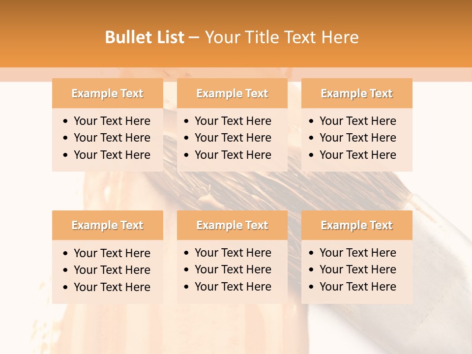 Color Background Smear PowerPoint Template