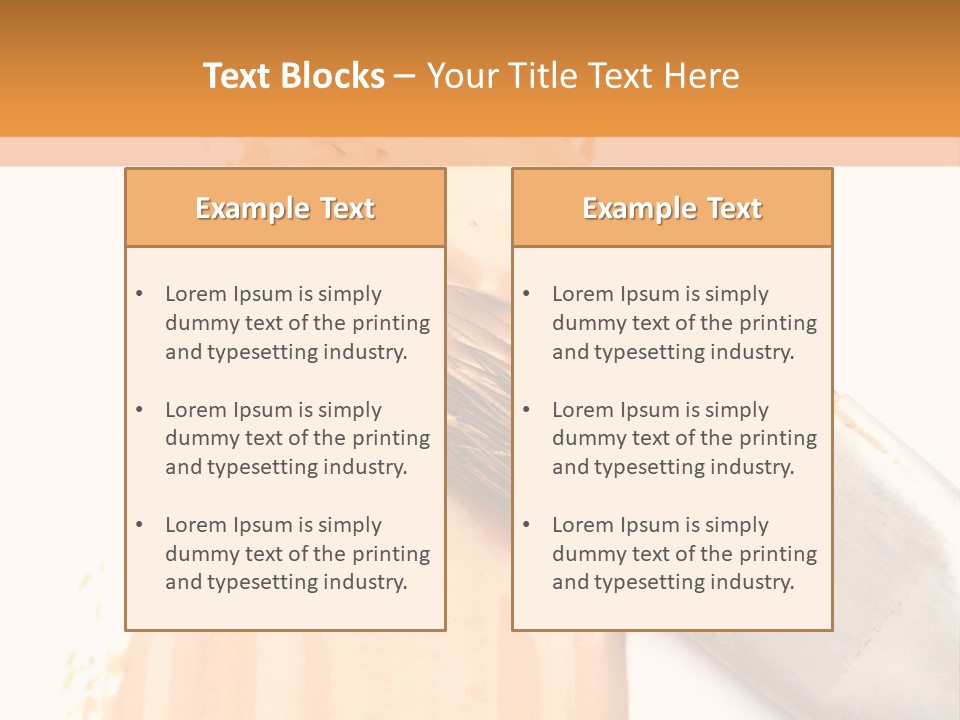 Color Background Smear PowerPoint Template