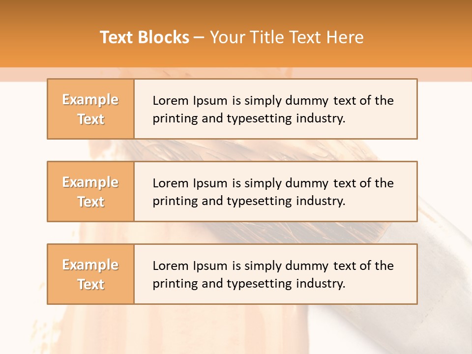 Color Background Smear PowerPoint Template