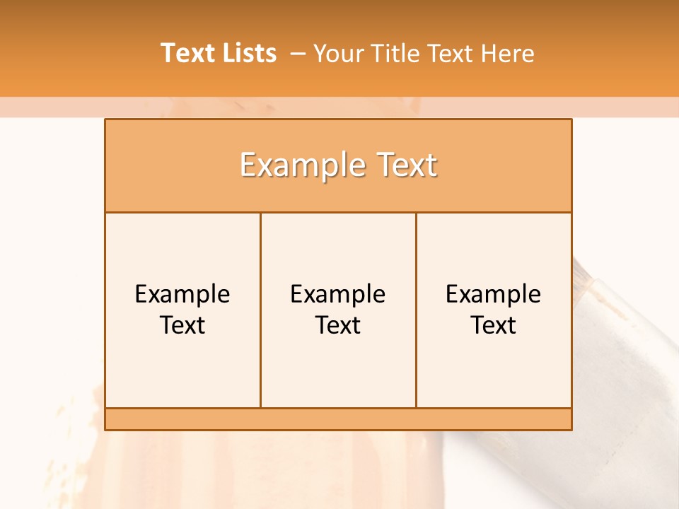 Color Background Smear PowerPoint Template