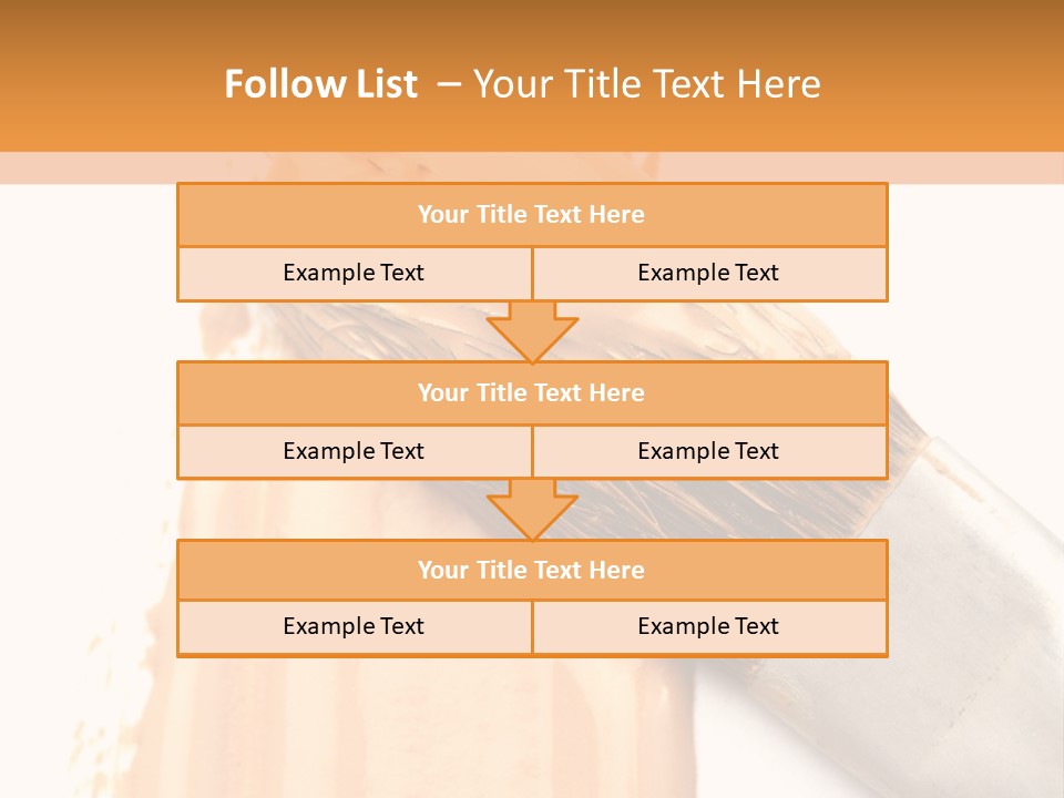 Color Background Smear PowerPoint Template