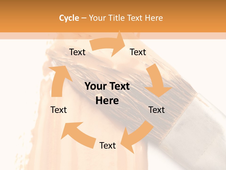 Color Background Smear PowerPoint Template